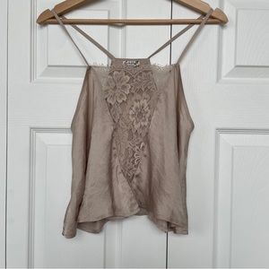 Free people satin tank size S